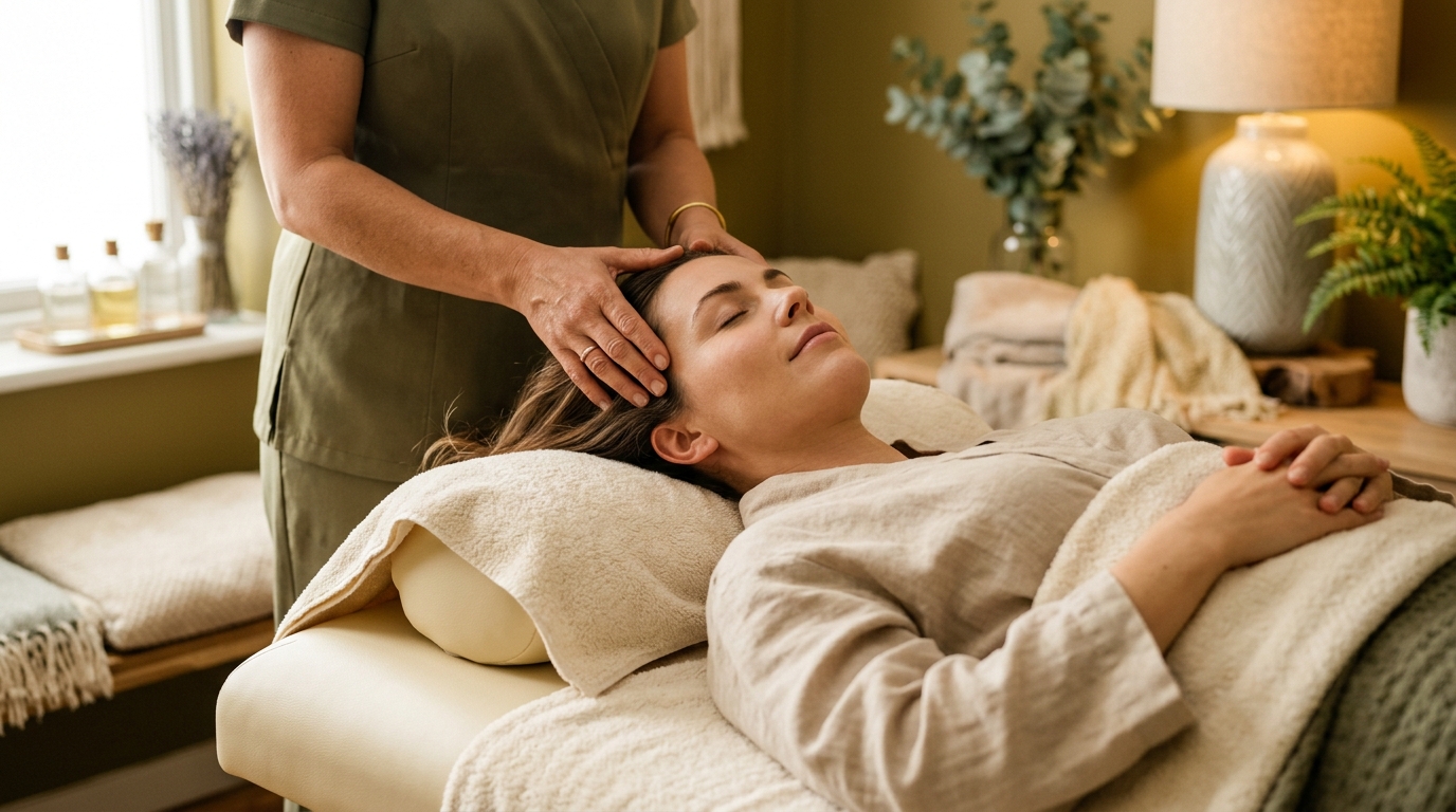 Relaxation therapy session